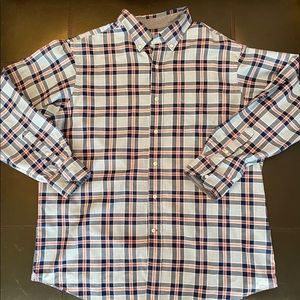 Daniel Cremieux Classics Mens XL Blue Plaid Shirt